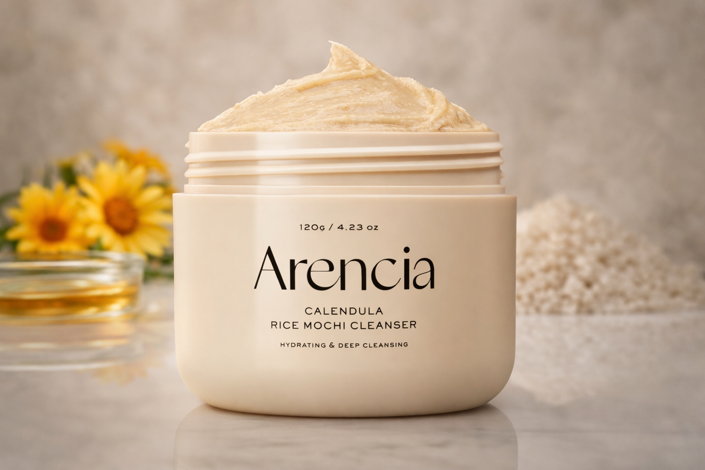 Arencia Calendula Rice Mochi Cleanser