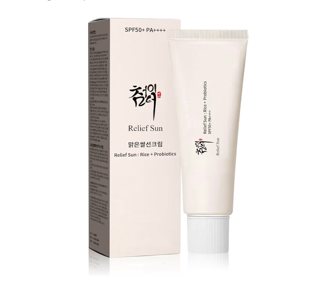 Beauty of Joseon Relief Sun: Rice + Probiotics SPF50+ PA++++ – Hydrating, Soothing UV Protection