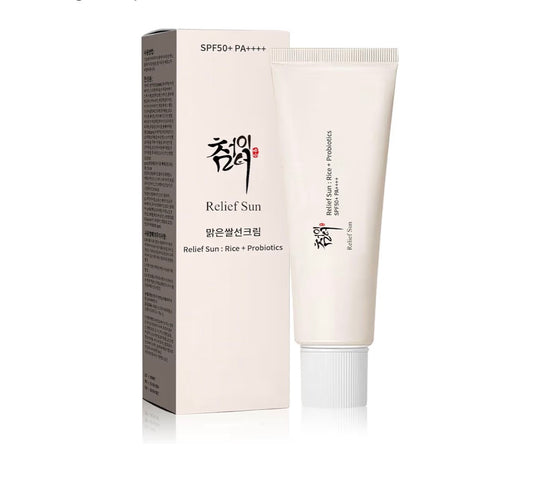 Beauty of Joseon Relief Sun: Rice + Probiotics SPF50+ PA++++ – Hydrating, Soothing UV Protection